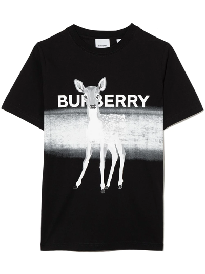 BURBERRY LOGO-PRINT SHORT-SLEEVE T-SHIRT