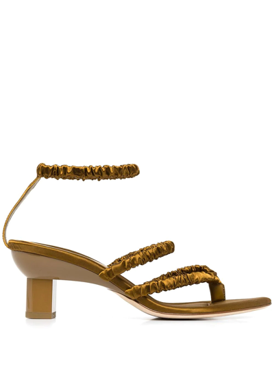 3.1 PHILLIP LIM VERONA 60MM STRAPPY SATIN SANDALS