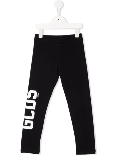GCDS LOGO-PRINT TRACK PANTS
