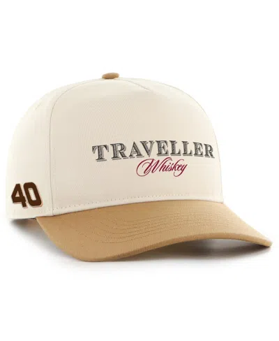 47 BRAND CREAM/TAN JUSTIN ALLGAIER TRAVELLER WHISKEY TRIPLE HIT HITCH ADJUSTABLE HAT