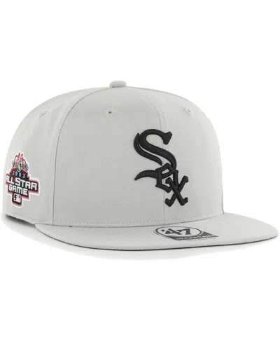 47 BRAND MEN'S '47 BRAND GRAY CHICAGO WHITE SOX 2003 MLB ALL-STAR GAME SURE SHOT CAPTAIN SNAPBACK HAT