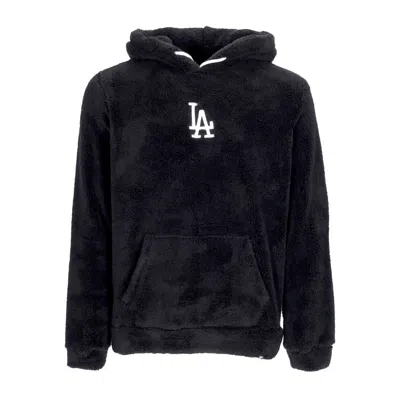 47 BRAND MEN'S HOODIE MLB FUZZY LONG LOOP HOOD LOSDOD JET BLACK