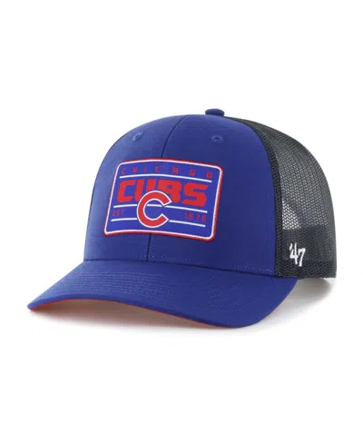 47 BRAND MEN'S ROYAL CHICAGO CUBS HARDLINE TRUCKER ADJUSTABLE HAT