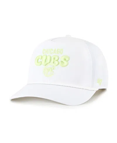 47 BRAND WOMEN'S WHITE CHICAGO CUBS BRIGHT SIDE ADJUSTABLE HITCH HAT