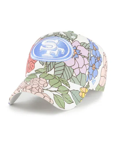 47 BRAND WOMEN'S WHITE SAN FRANCISCO 49ERS FLORENTINA CLEAN UP ADJUSTABLE HAT