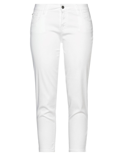 CYCLE CYCLE WOMAN PANTS WHITE SIZE 32 LYOCELL, COTTON, ELASTANE