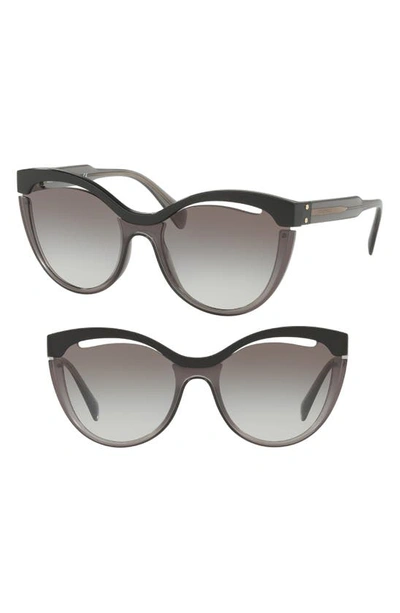 MIU MIU 55MM CAT EYE SUNGLASSES