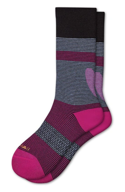 BOMBAS VALENTINE'S FEEDSTRIPE HEART SOCKS