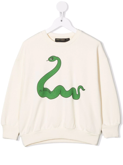 MINI RODINI SNAKE-PRINT SWEATSHIRT