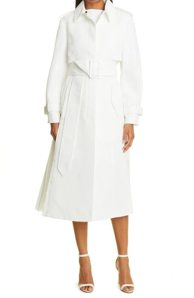 Shop Ted Baker Pira Belted Trench Coat In White