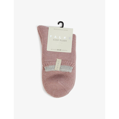 FALKE WOMENS 8666 ROSEWATER COSY STRETCH-KNIT SOCKS EUR 39-42/6-9 UK