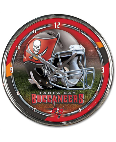 WINCRAFT TAMPA BAY BUCCANEERS CHROME WALL CLOCK