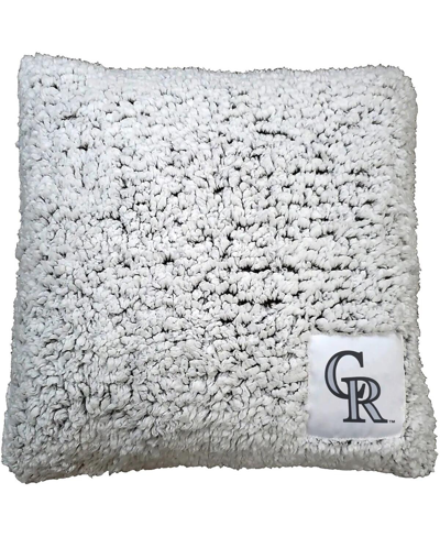 LOGO BRANDS COLORADO ROCKIES 16" X 16" FROSTY SHERPA PILLOW