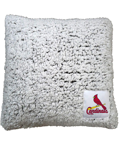 LOGO BRANDS ST. LOUIS CARDINALS 16" X 16" FROSTY SHERPA PILLOW