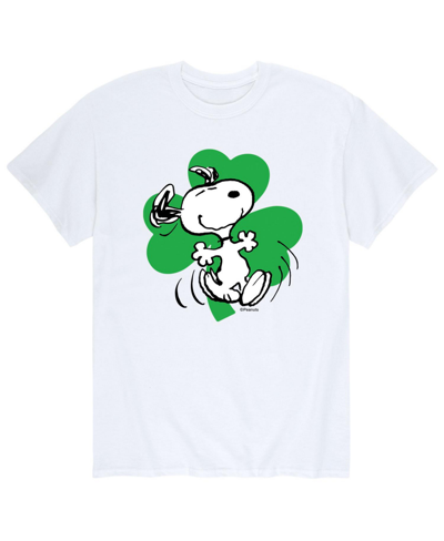 AIRWAVES MEN'S PEANUTS SNOOPY CLOVER T-SHIRT
