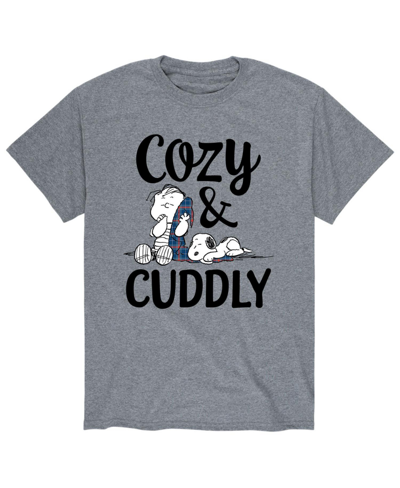 AIRWAVES MEN'S PEANUTS COZY CUDDLY T-SHIRT