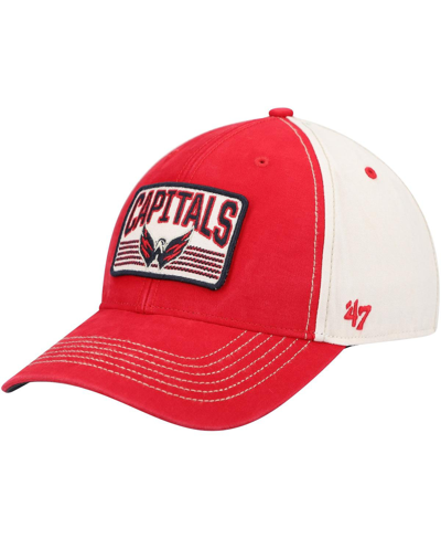 47 BRAND MEN'S '47 RED WASHINGTON CAPITALS SHAW MVP ADJUSTABLE HAT