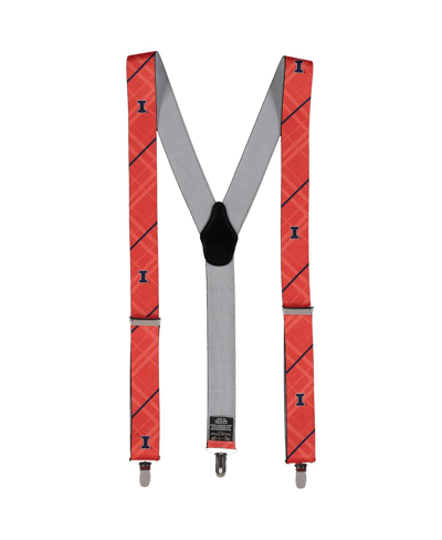 EAGLES WINGS MEN'S ORANGE ILLINOIS FIGHTING ILLINI SUSPENDERS