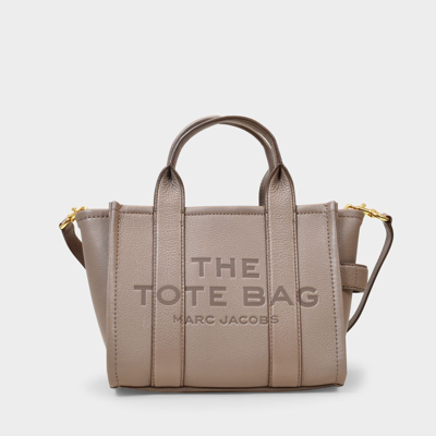 MARC JACOBS (THE) THE SMALL TOTE BAG - MARC JACOBS - CUIR - CEMENT