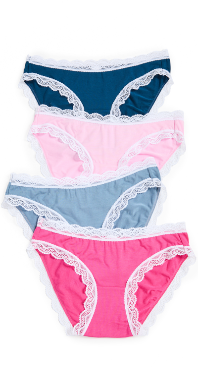 STRIPE & STARE SALAD PANTIES 4 PACK