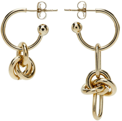 JUSTINE CLENQUET GOLD DARIA EARRINGS