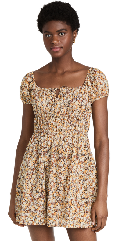 FAITHFULL THE BRAND VIOLA MINI DRESS