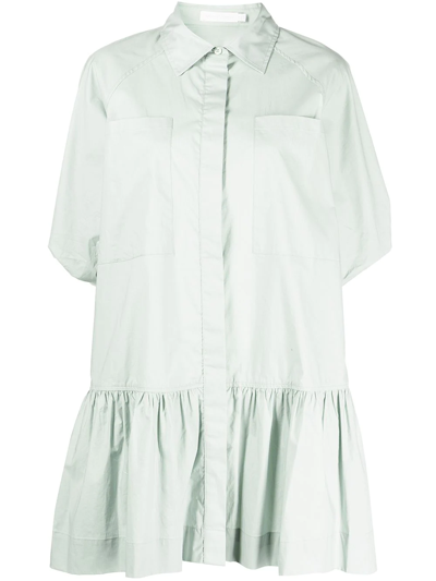 JONATHAN SIMKHAI STANDARD CRISSY POPLIN SMOCK DRESS