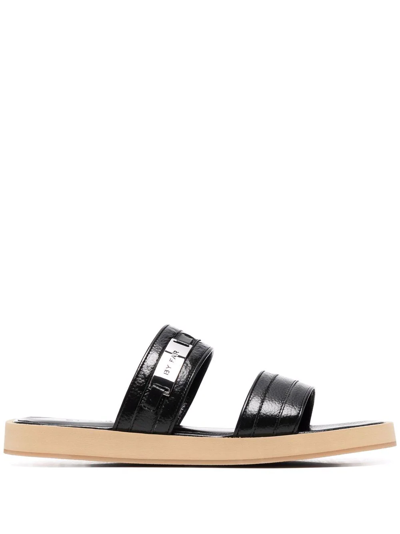 BY FAR EASY LEATHER SANDALS