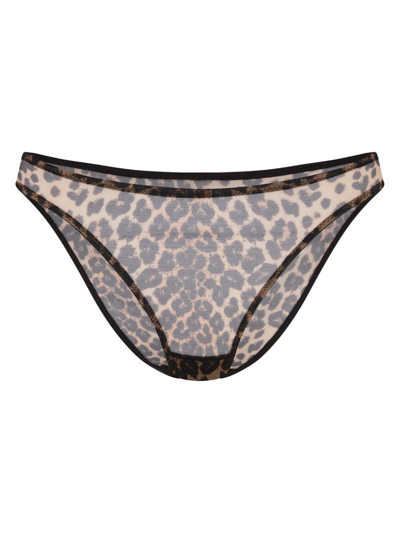 AGENT PROVOCATEUR WOMEN'S LUCKY LEOPARD PRINT BRIEF PANTY