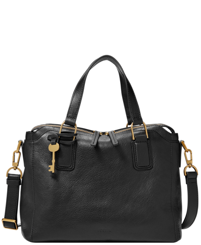 FOSSIL JACQUELINE LEATHER SATCHEL