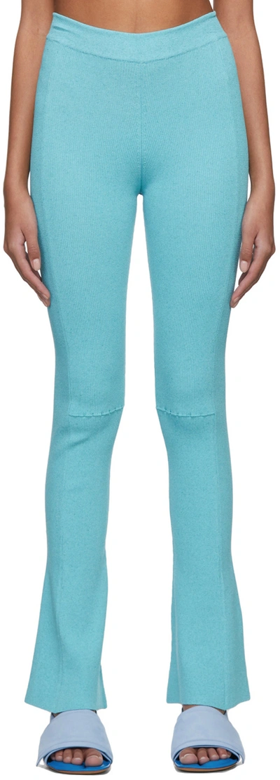 JACQUEMUS BLUE 'LE PANTALON BAUNHILA' TROUSERS