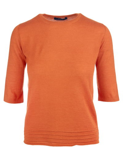 FEDELI FEDELI WOOL ORANGE TOP