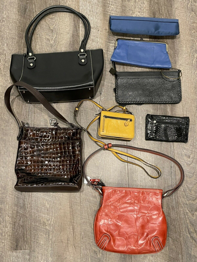 KATE SPADE 8 LOT of TOUS BRIGHTON HARRODS KATE SPADE ROME PURSE BAG CLUTCH