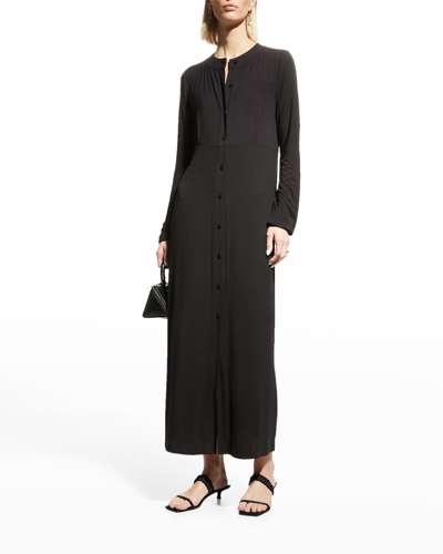 CAPSULE 121 THE HOME DUSTER BUTTON-DOWN MAXI DRESS