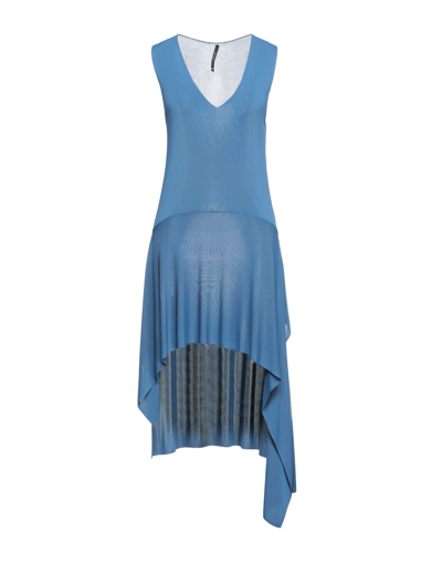 PIERANTONIO GASPARI PIERANTONIO GASPARI WOMAN TOP PASTEL BLUE SIZE 8 VISCOSE