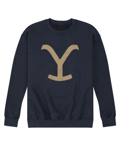AIRWAVES MEN'S YELLOWSTONE Y LOGO FLEECE SWEATSHIRT