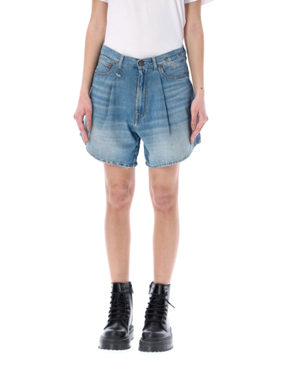 R13 DAMON PLEATED SHORT
