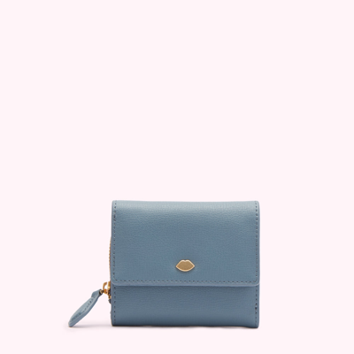 LULU GUINNESS SEAL LEATHER JODIE WALLET