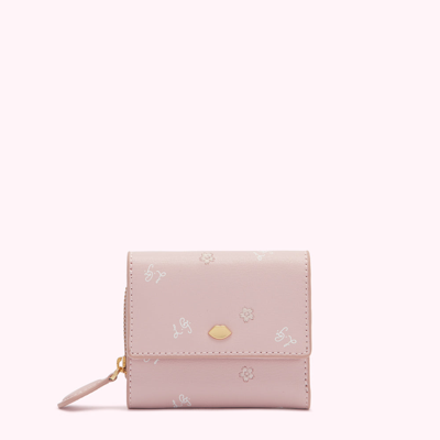 LULU GUINNESS CHERRY BLOSSOM LEATHER JODIE WALLET