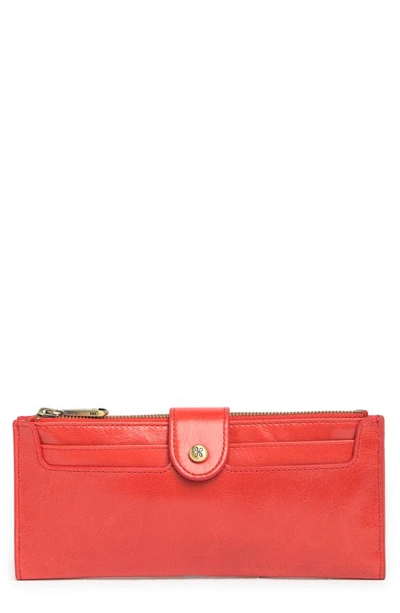 HOBO DUNN LEATHER CONTINENTAL WALLET