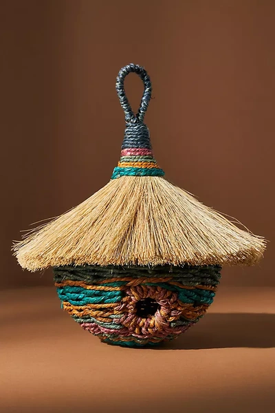 ANTHROPOLOGIE TIKKI BIRDHOUSE BY ANTHROPOLOGIE IN BLUE SIZE S