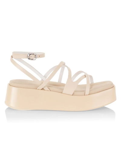 RAG & BONE WOMEN'S LOGAN STRAPPY LEATHER FLATFORM SANDALS