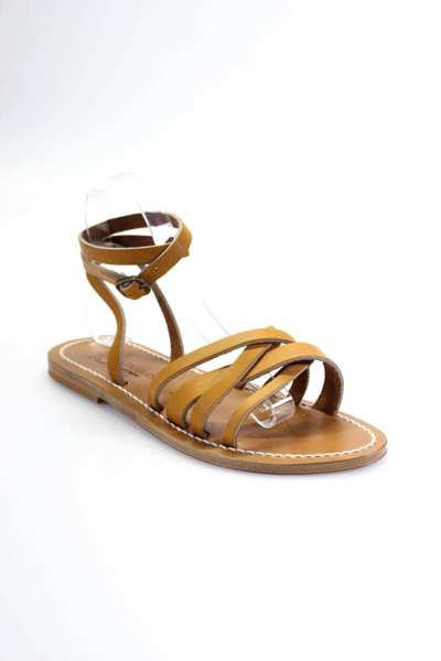 KJACQUES K. Jacques Womens Galapagos Sandals Pul Natural Size 40
