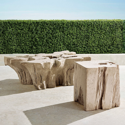 FRONTGATE ROOT TABLES IN STONE FINISH