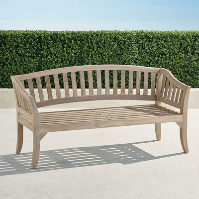 FRONTGATE OUTDOOR BENCH, PORTOLA GARDEN BENCH