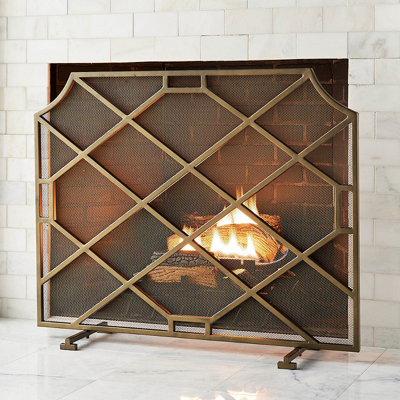 FRONTGATE BECKETT FIREPLACE SCREEN
