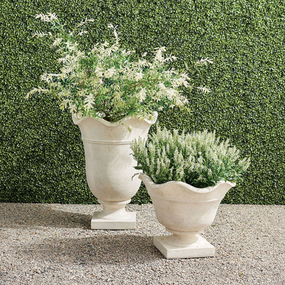 FRONTGATE SET OF 2 RAFAELA PLANTERS