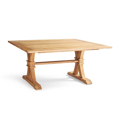 FRONTGATE TEAK FARMHOUSE GATHERING TABLE