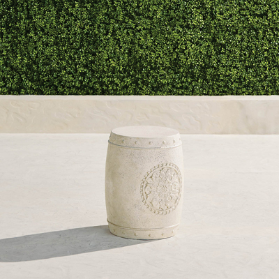 FRONTGATE DONOVAN ACCENT STOOL