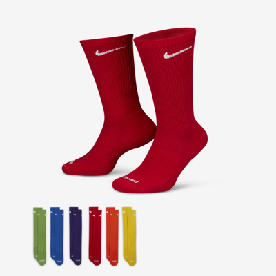 NIKE MEN'S EVERYDAY PLUS CUSHIONED TRAINING CREW SOCKS (6 PAIRS)